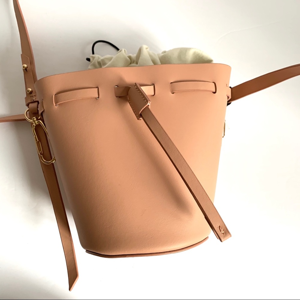 ❌SOLD❌Zac Posen Belay Mini Drawstring Leather Buck - Picture 6 of 16